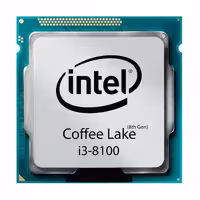 پردازنده مرکزی اینتل Intel CPU Core i3-8100 Coffee Lake Tray