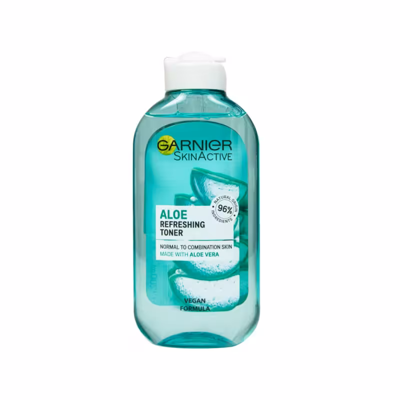 تونر آلوئه ورا گارنیر مناسب پوست نرمال تا مختلط Garnier Aloe Refreshing Toner