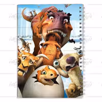 دفتر مشق کارتون عصر یخبندان