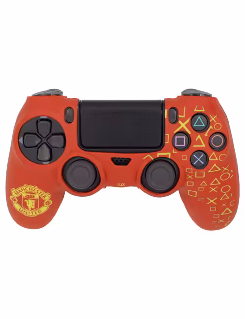 روکش محافظ دسته PS4 لیزری قرمز زرد طرح منچستر یونایتد کد A