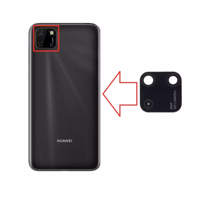 شیشه لنز دوربین هوآوی HUAWEI Y5P 2020