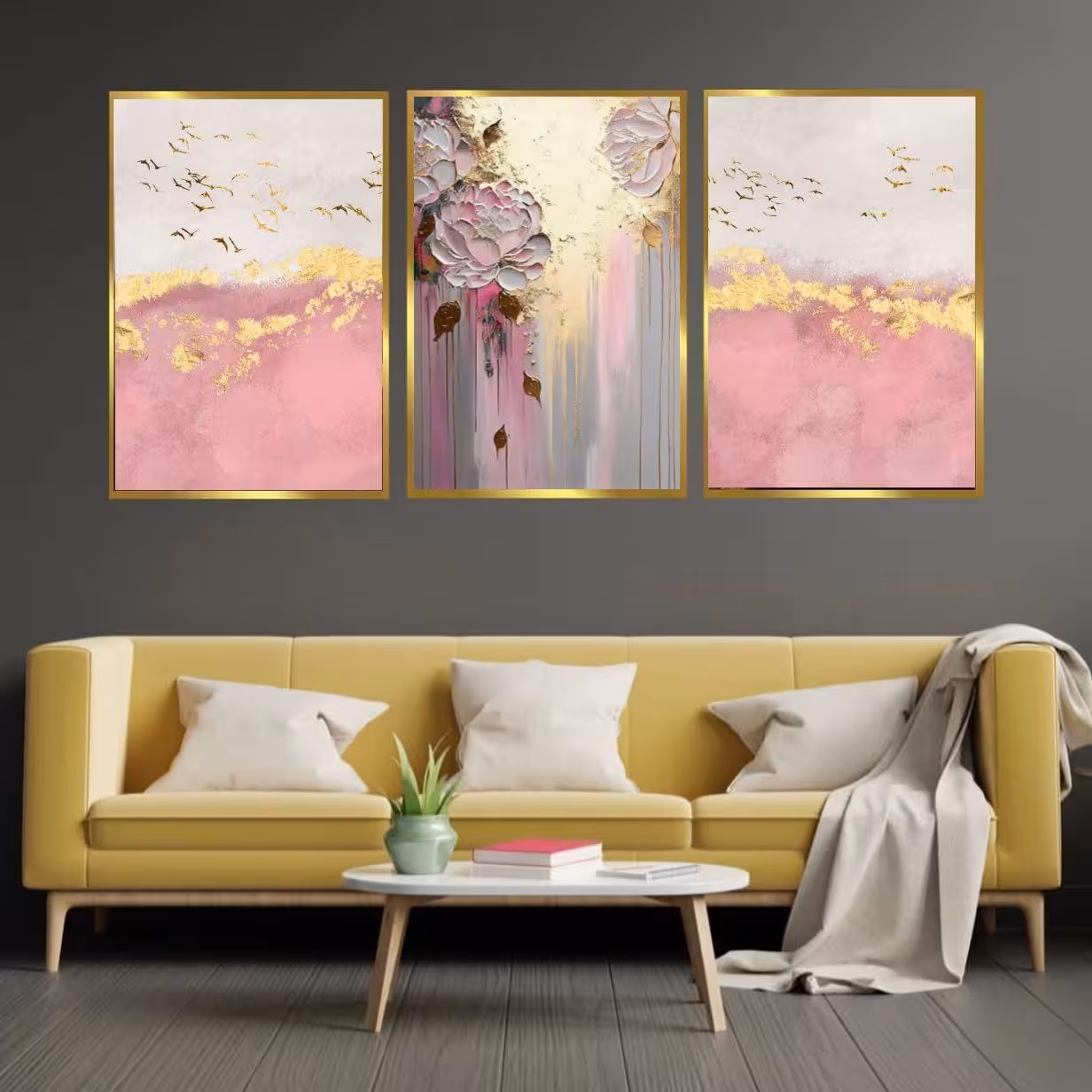 تابلو دکوراتیو 3تیکه کد 639