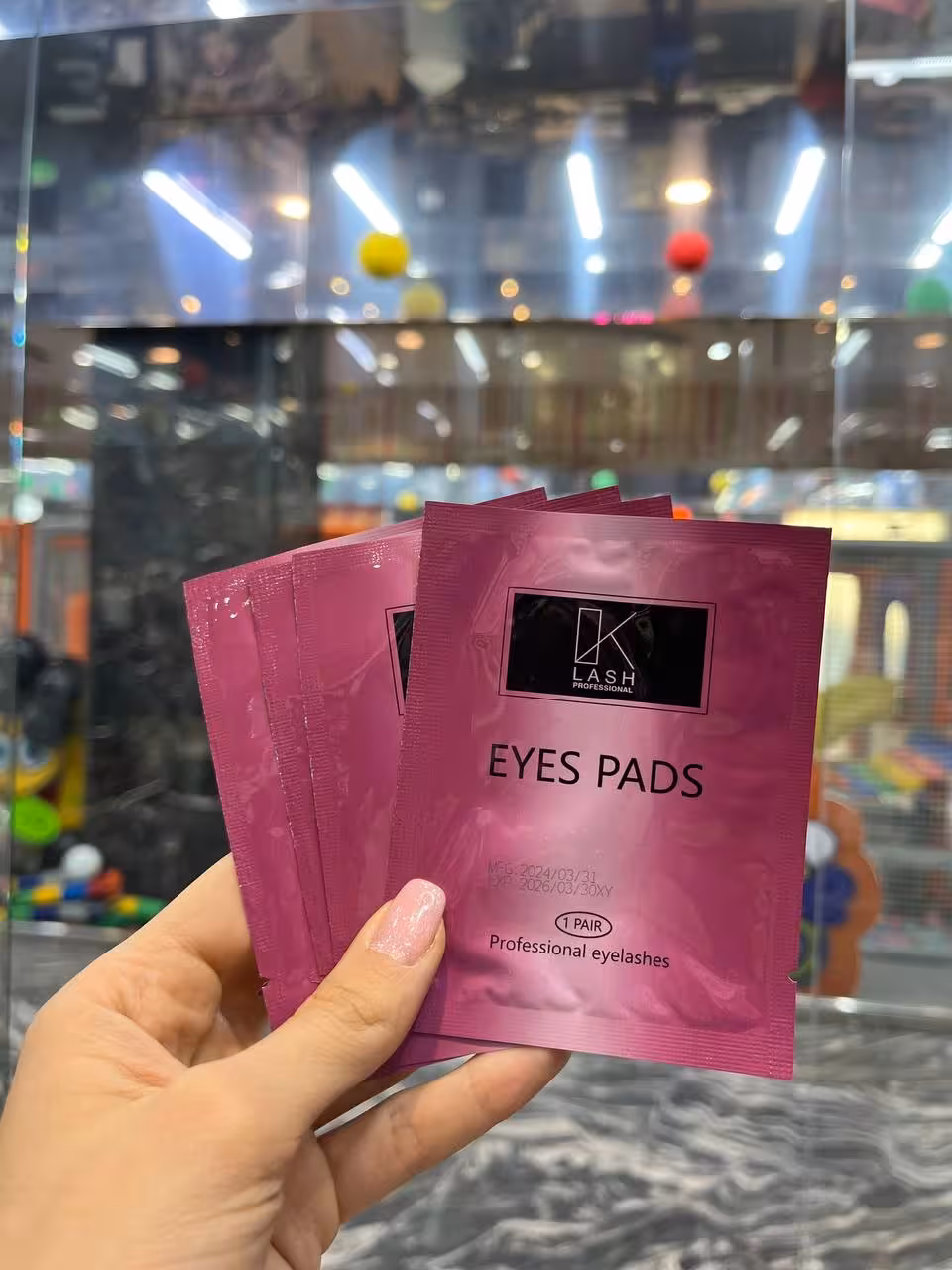 پد زیر چشم مرطوب کاشت مژه مدل K1 کی لش KLASH دونه ای