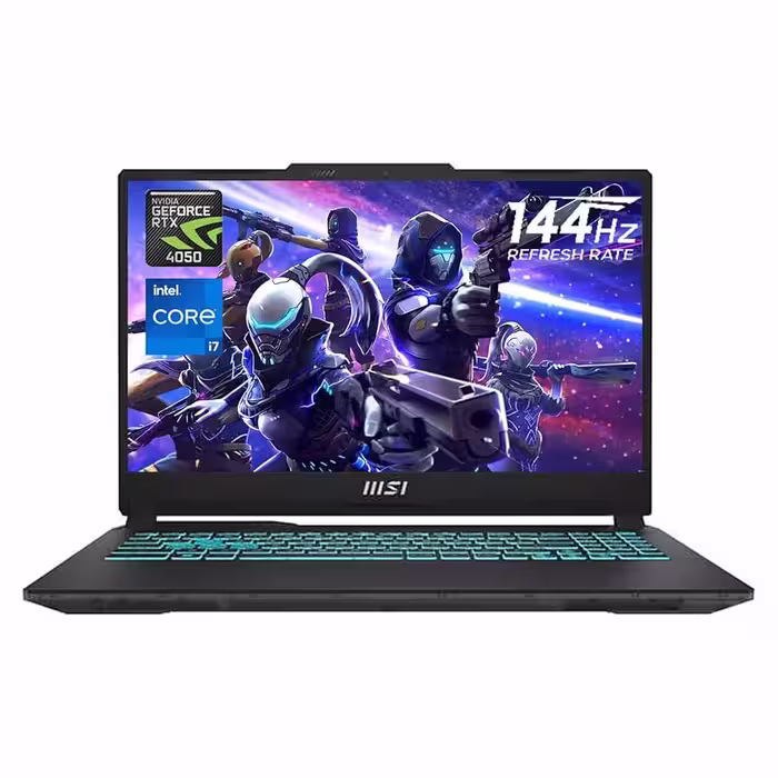 لپ تاپ 15.6 اینچی گیمینگ ام اس آی مدل Cyborg A13VE i7(13620H) 32GB 1TB SSD RTX4050 6GB + کیف اورجینال