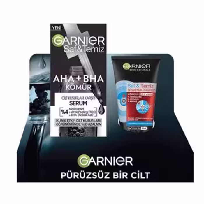 پک سرم ضدلک و ماسک ضدجوش زغالی گارنیر GARNIER