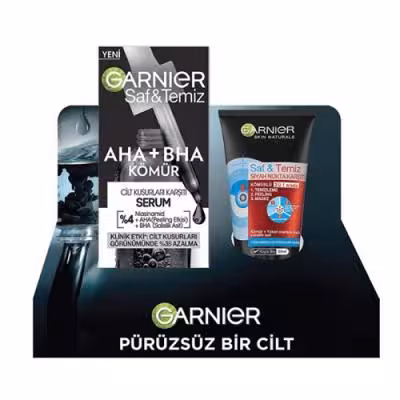 پک سرم ضدلک و ماسک ضدجوش زغالی گارنیر GARNIER