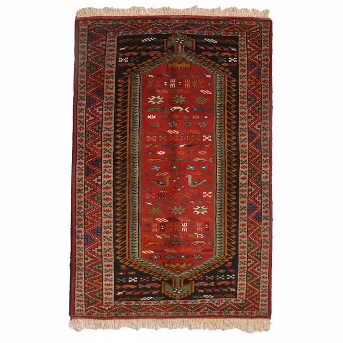 فرش دستباف دو و نیم متری مدل خراسان کد 40201134