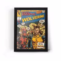 تابلو قاب ددپول و ولورین Deadpool &amp; Wolverine 2