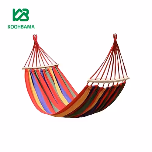 تخت آویز (ننو) چوبدار یک نفره