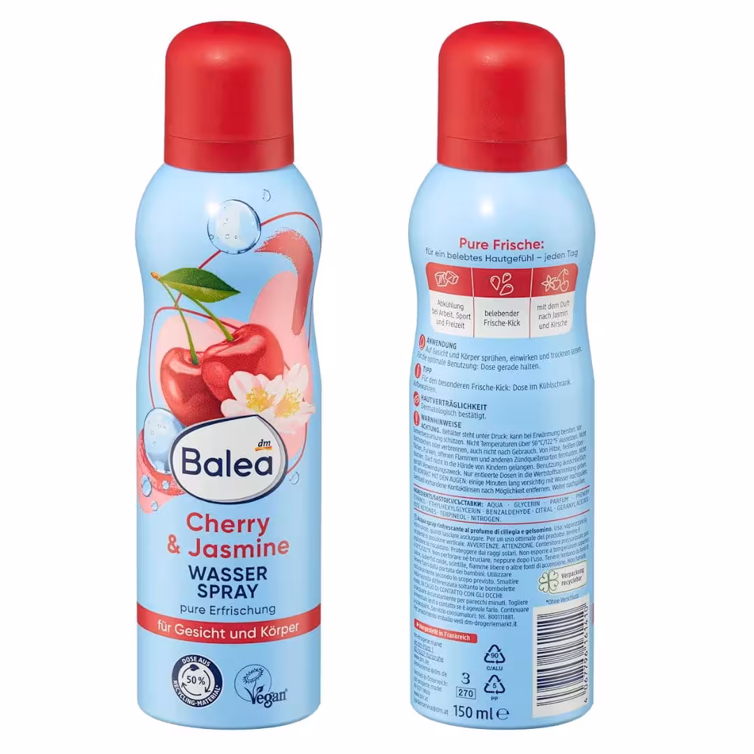 اسپری آب صورت و بدن گیلاس باله آ 150ml
