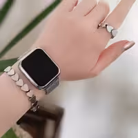 ست ساعت مگنتی و دسبند حدید بسیار زیبا