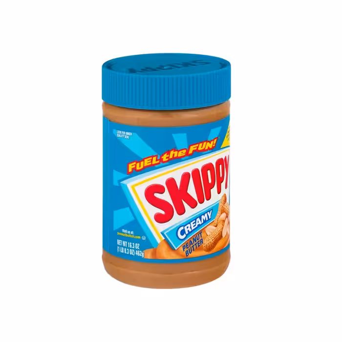 کره بادام زمینی کرمی اسکیپی Skippy Creamy وزن 462 گرم