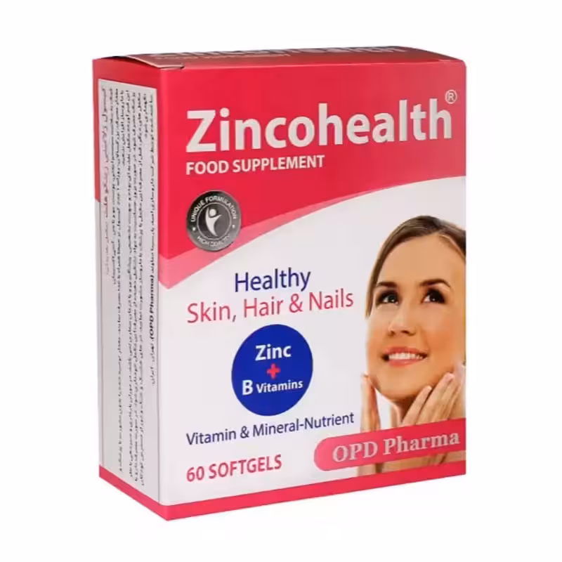 کپسول زینکو هلث او پی دی فارما 60 عدد