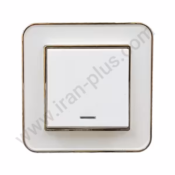 کلید یک پل مدل ارس سفید طلایی میانی سفید