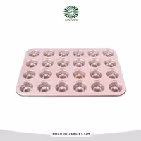 قالب تفلون مینی پیچ شیفون طلایی 24 خانه