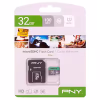 رم میکرو 32 گیگ پی ان وای PNY Elite U1 C10 100MB/s   خشاب