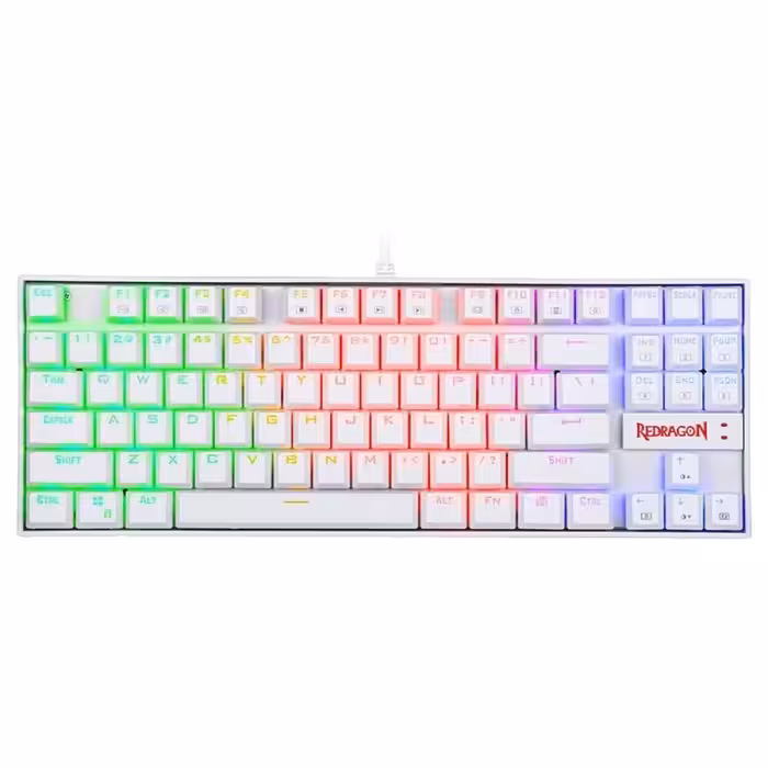 کیبورد ردراگون KUMARA K552 RGB-2 WHITE  گارانتی اصلی