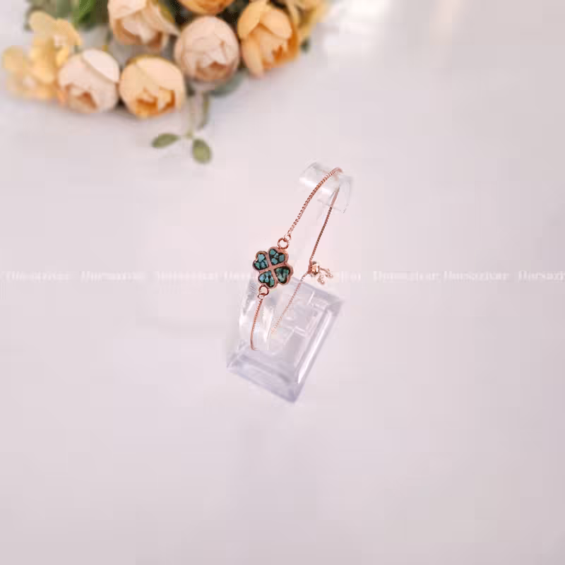 دستبند مس و فیروزه جواهر