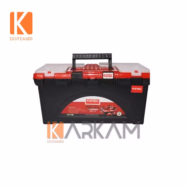 جعبه ابزار 15 اينچ پلاستيکی آتروکس