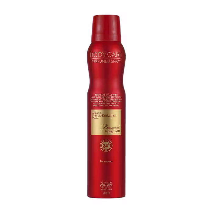 اسپری عطر زنانه باکارات رژ 540 بادی کر 200میلی لیتر | Body Care Baccarat Rouge 540 Perfumed Spray For Women