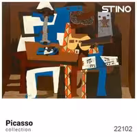 پازل شیشه ای استینو 260 تکه طرح پیکاسو (کد 22102)،(باجعبه)