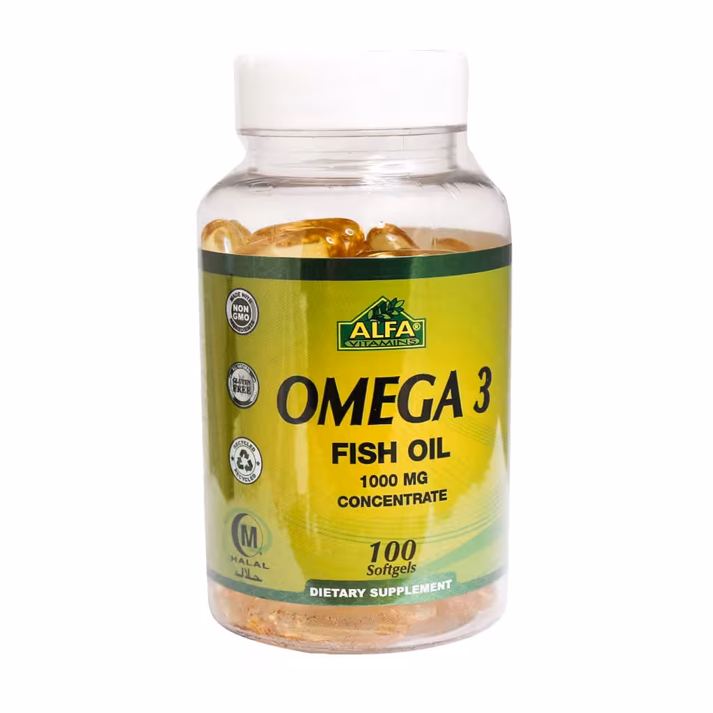 سافت ژل امگا 3 آلفا ویتامینز 1000 میلی گرم