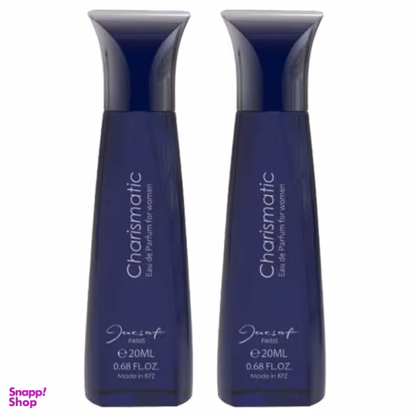عطر جیبی زنانه ژک ساف (Jacsaf) مدل charismatic حجم 20 میلی‌لیتر بسته 2 عددی
