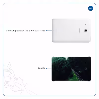 برچسب پوششی ماهوت مدل Jungle مناسب برای تبلت سامسونگ Galaxy Tab E 9.6 2015 T560