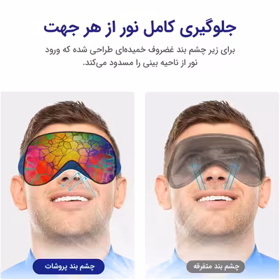 چشم بند خواب مدل Abstract18