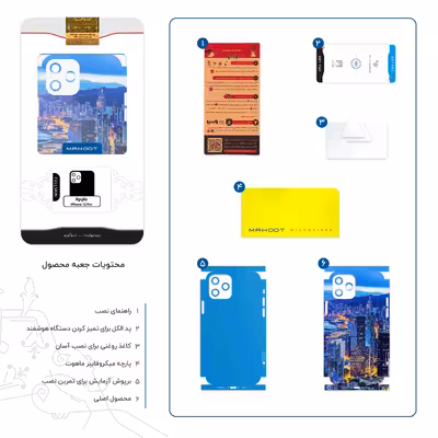 برچسب پوششی ماهوت مدل Hong Kong City-FullSkin مناسب برای گوشی موبایل اپل iPhone 12 Pro