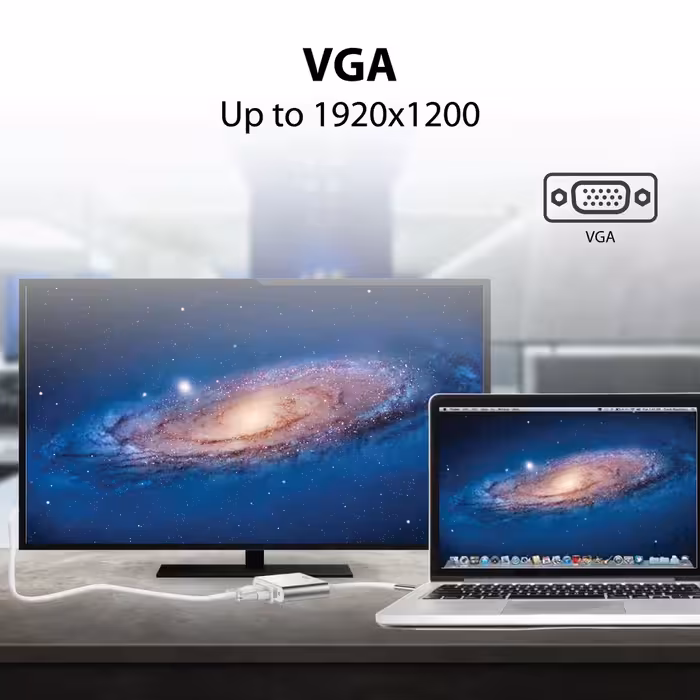مبدل USB-C به VGA/HDMI مدل HK-1CT2P