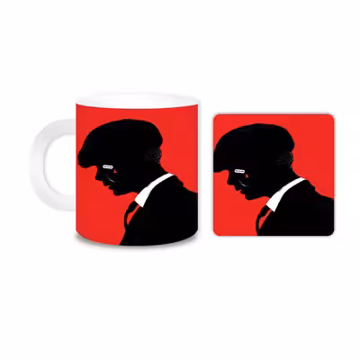 ماگ مدل بازیگر کد 2159 به همراه زیر لیوانی