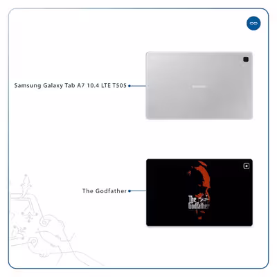 برچسب پوششی ماهوت مدل The Godfather مناسب برای تبلت سامسونگ Galaxy Tab A7 10.4 LTE 2020 T505