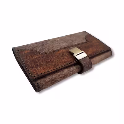 کیف پول چرمی مدل مگنتی کد KP-13