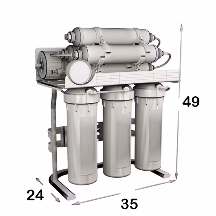 دستگاه تصفیه آب اس اس وی مدل UltraTec 2W X800 به همراه شیر دوکاره
