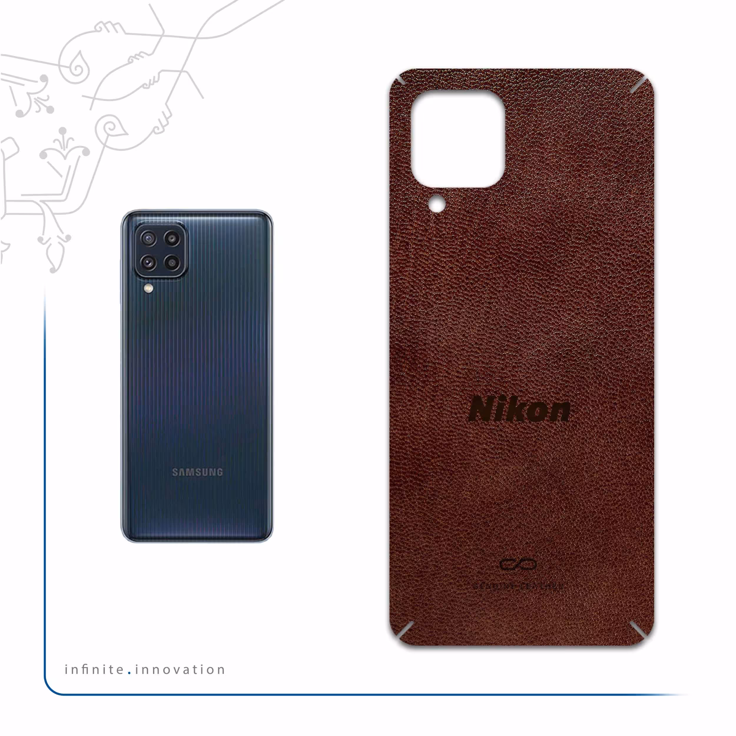برچسب پوششی ماهوت مدل NL-NKN مناسب برای گوشی موبایل سامسونگ Galaxy M32