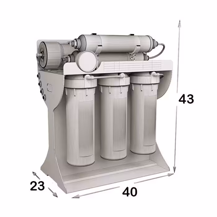 دستگاه تصفیه کننده آب هیوندای مدل Hu06-P به همراه فیلتر تصفیه آب مجموعه 3 عددی