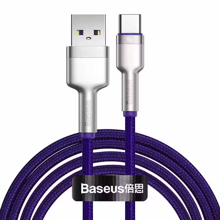 کابل تبدیل USB به USB-C باسئوس مدل METAL DATA طول 2 متر