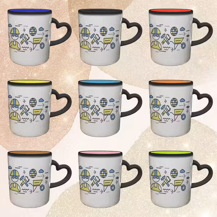 ماگ حرارتی مدل دسته قلبی طرح مهندس کد 35