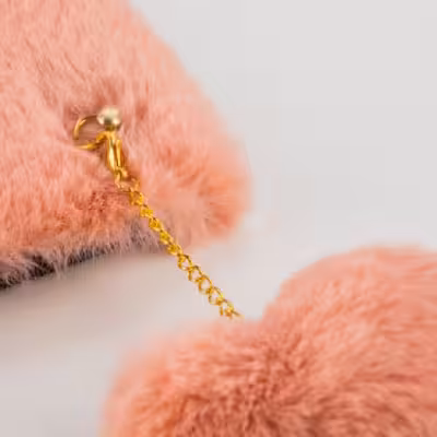 کاور طرح پام پام قلب مناسب برای گوشی موبایل هوآوی Y9S به همراه آویز