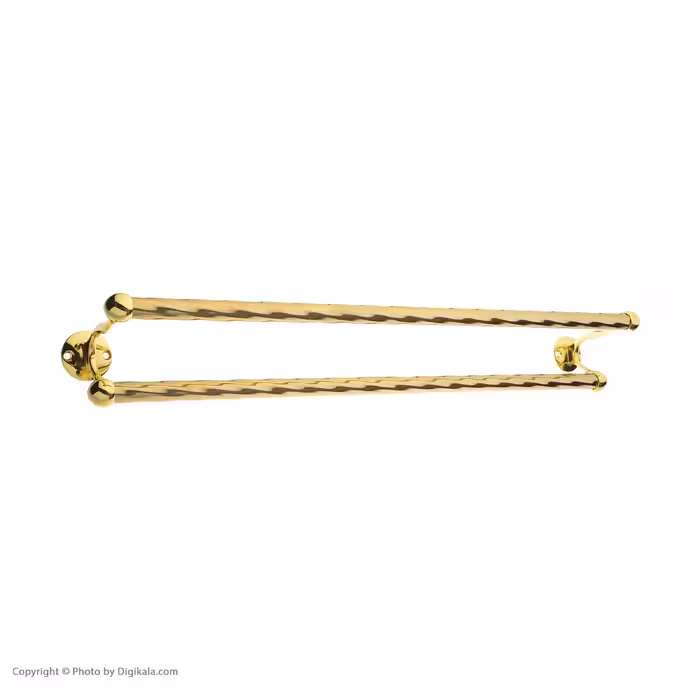 آویز حوله مدل مارپیچ دوقلو کد 1660