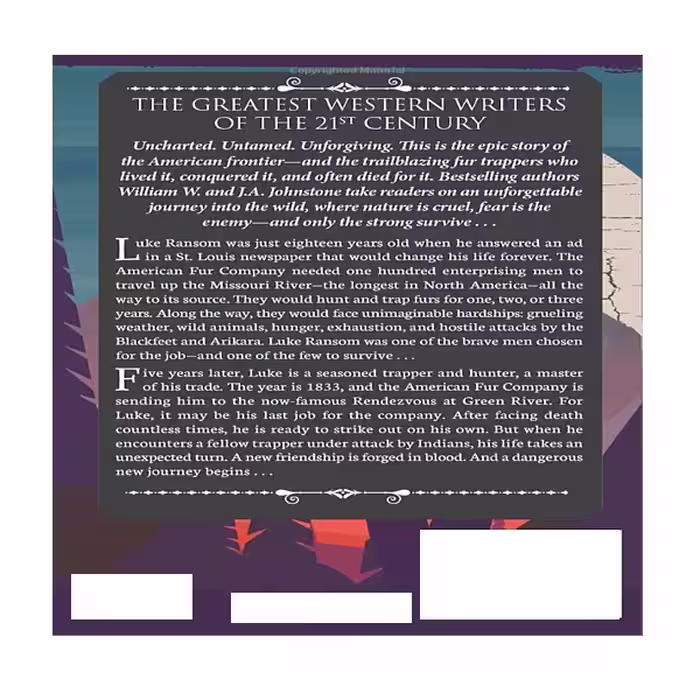 کتاب To the Rivers End اثر William W. Johnstone and J.A. Johnstone انتشارات نبض دانش