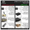 پنل آکوستیک اکوترپ مدل هرمی H50.50.3.12 بسته 12 عددی
