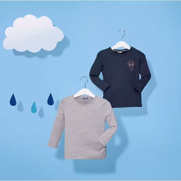 تی شرت آستین بلند بچگانه لوپیلو مدل IAN-356923 مجموعه 2 عددی 