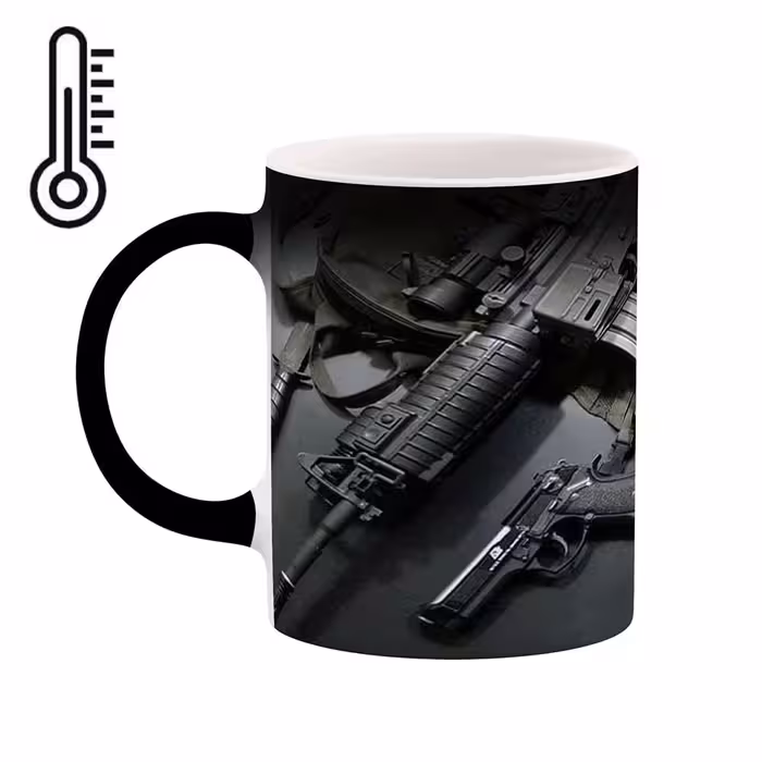 ماگ حرارتی طرح تفنگ M16 مدل mgph15700