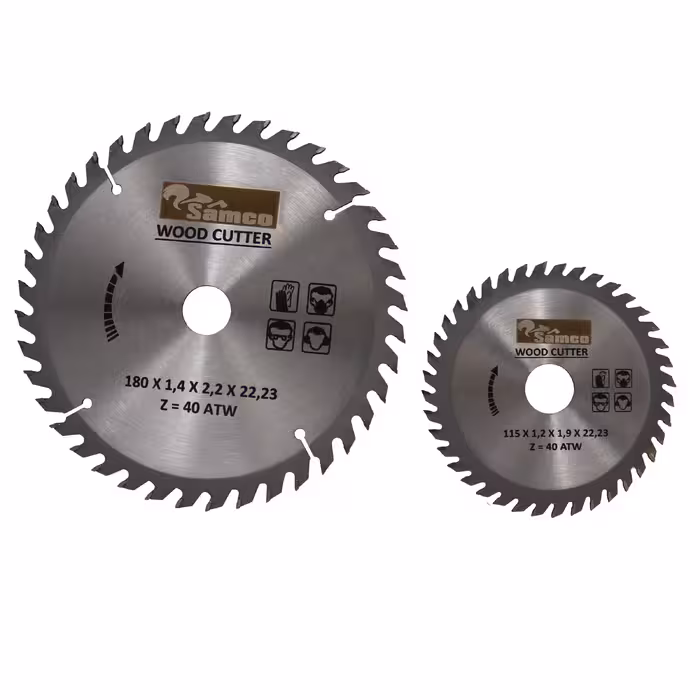 صفحه برش چوب سامکو مدل YP-180-115MM مجموعه 2 عددی