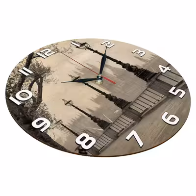 ساعت دیواری طرح منظره لندن کد 1215