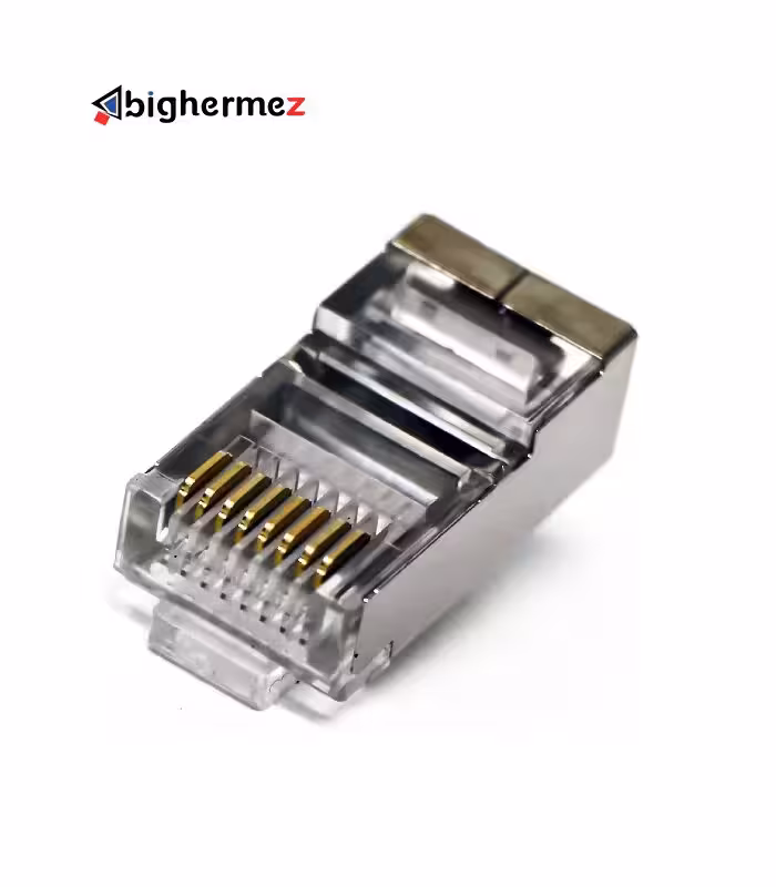 سوکت شبکه CAT6 فلزی پی نت بسته 100عددی
