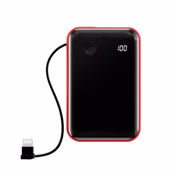 پاوربانک 10000 میلی‌آمپر 15 واتی بیسوس مدل Baseus Mini S PPXF به‌همراه کابل لایتنینگ