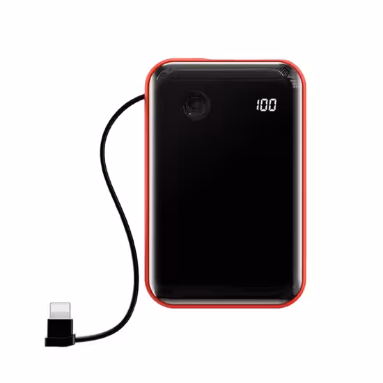 پاوربانک 10000 میلی‌آمپر 15 واتی بیسوس مدل Baseus Mini S PPXF به‌همراه کابل لایتنینگ